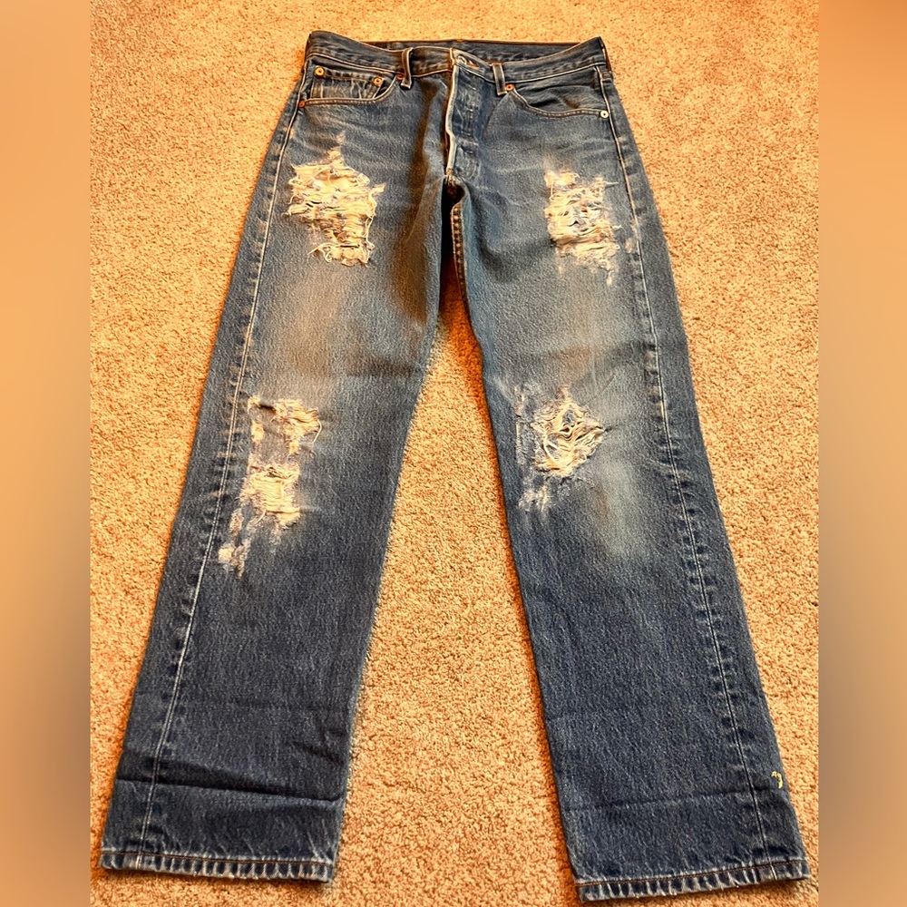 Levi's Blue Straight Leg Women's Jeans
